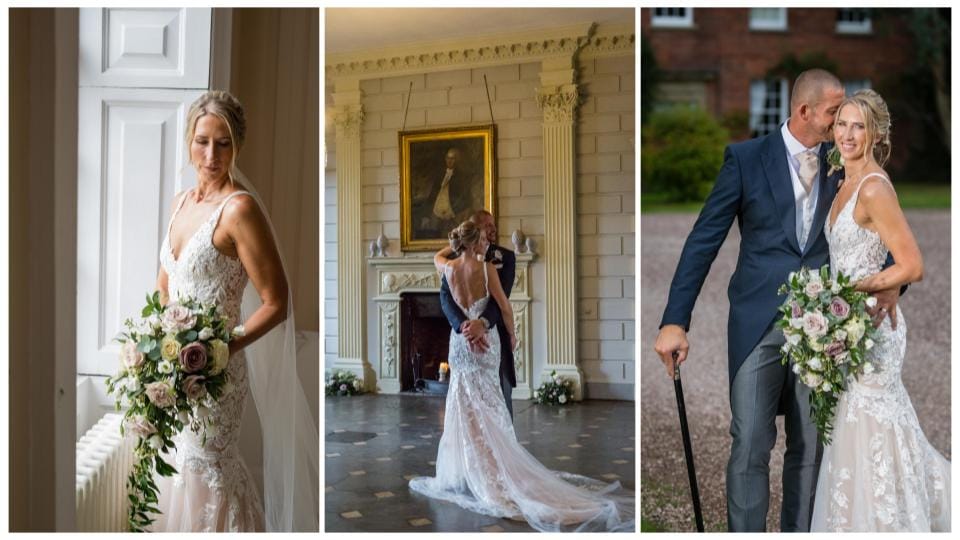 Match your wedding dress and bridal flowers