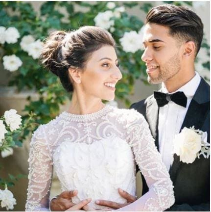 Spectacular Muslim wedding dress
