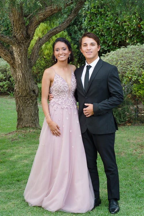 Molteno Couture designer matric dance cape town students pink gown