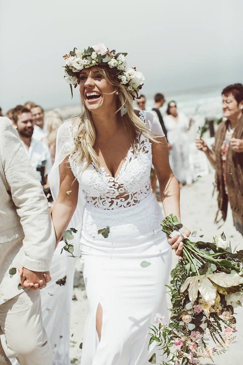 Molteno Couture designer bridal cape town flower crown beach wedding