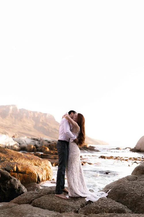 Molteno Couture designer bridal cape town bride wedding beach outdoor