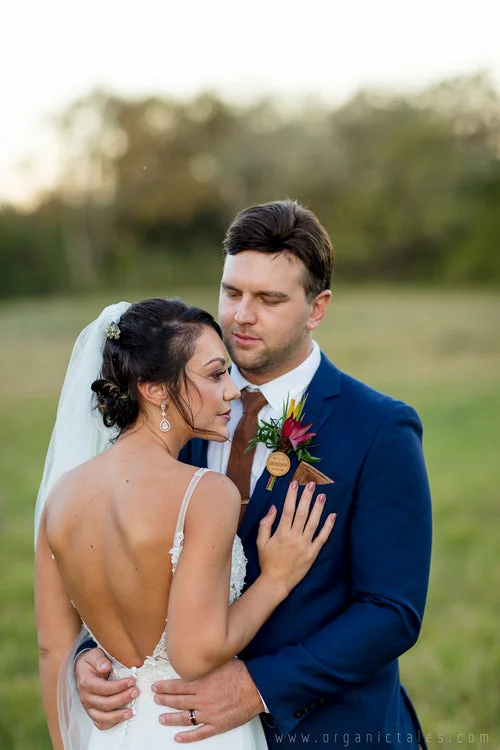 Molteno Couture designer bridal cape town bride wedding couple outdoor