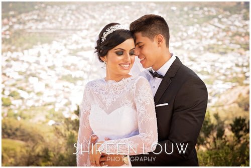 Molteno Couture designer bridal cape town muslim bride wedding couple shireen louw photography