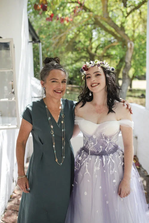 Molteno Couture designer bridal cape town bride family wedding ombre