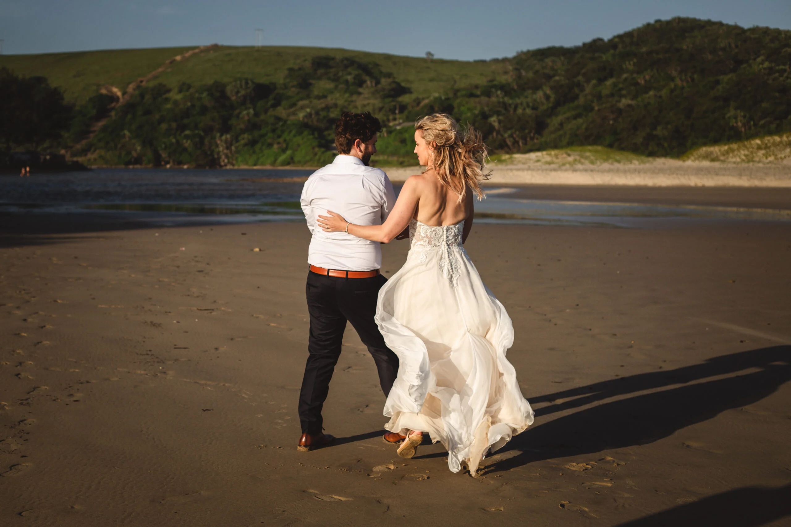 molteno couture beach wedding dress cape town bridal gown couple