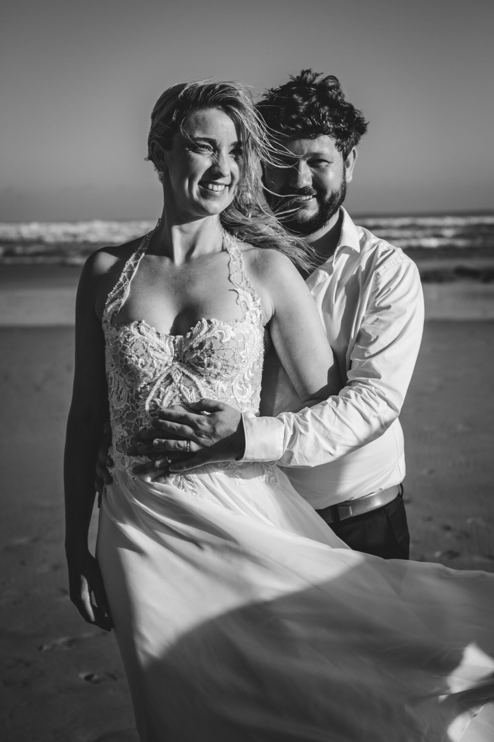 molteno couture beach wedding dress cape town bridal gown couple