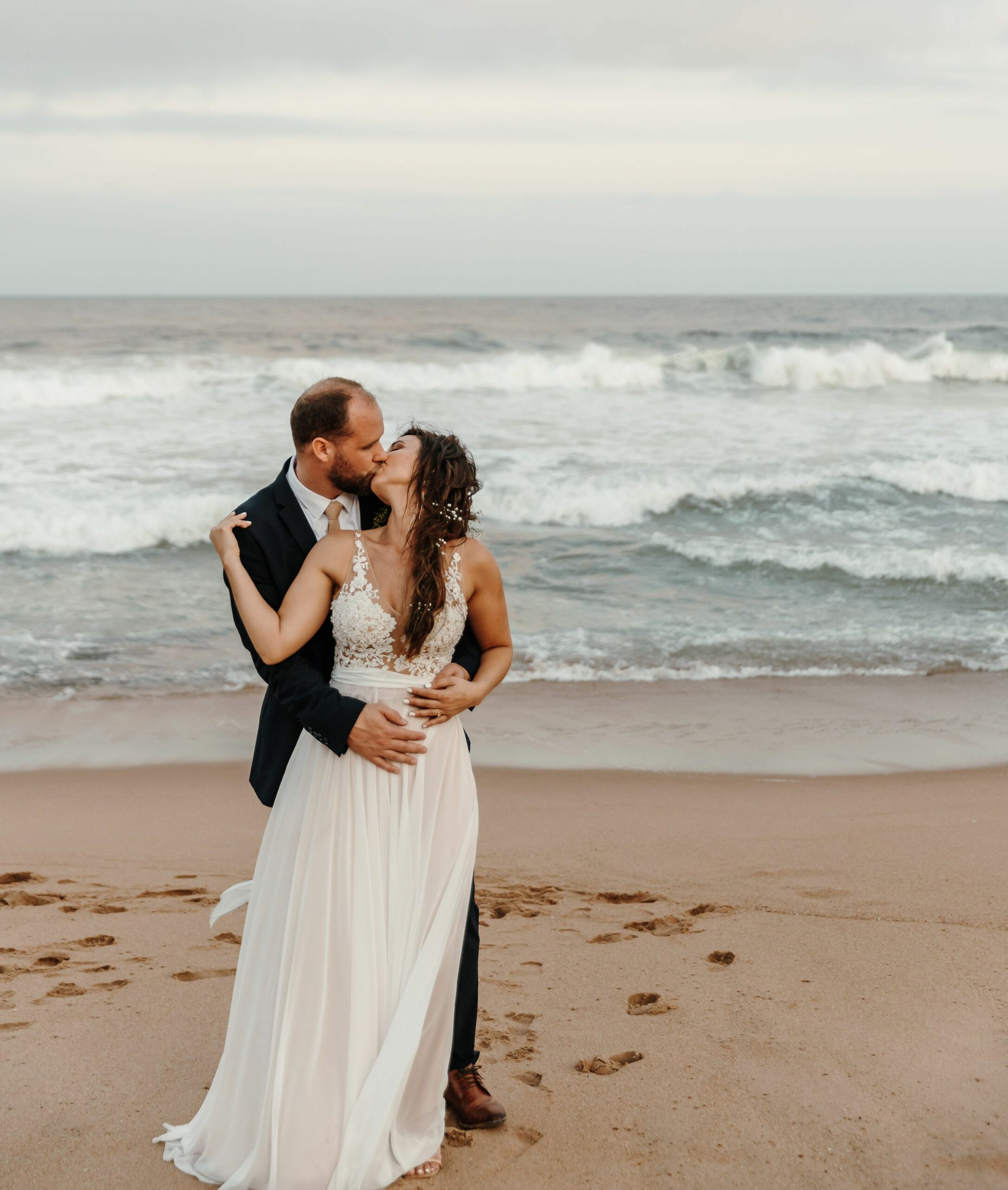 molteno couture beach wedding dress cape town bridal gown couple