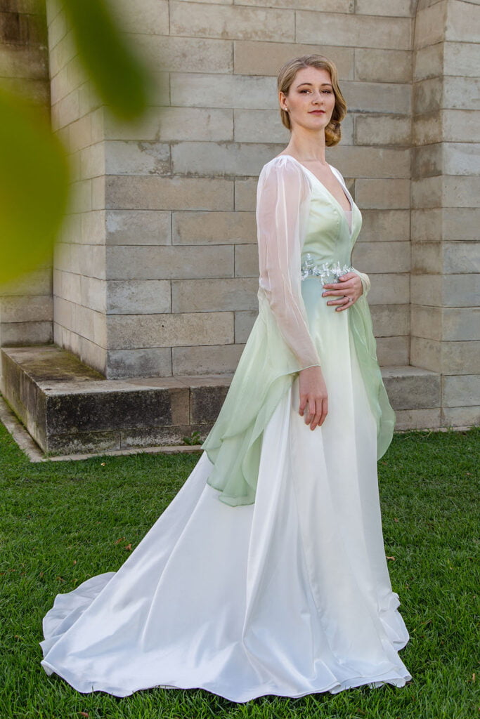 Molteno couture designer colourful bridal cape town