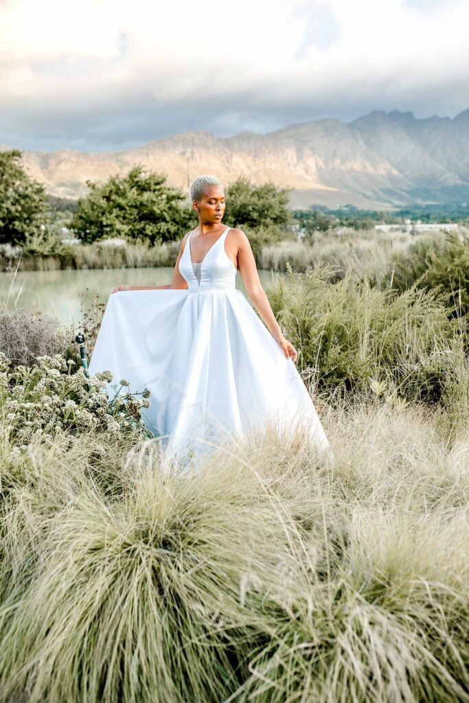Minimal Wedding Dress | Molteno Couture