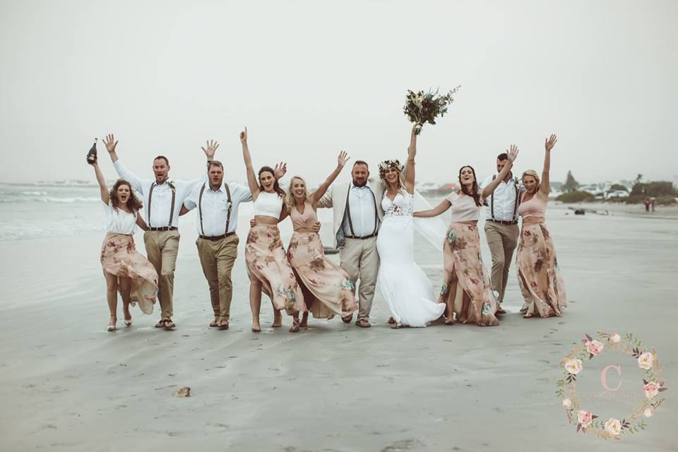beach wedding dress cape town