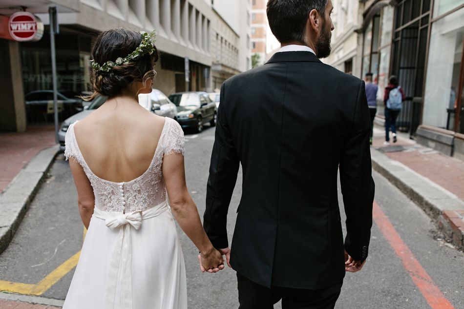 boho wedding dress for city wedding cape town
