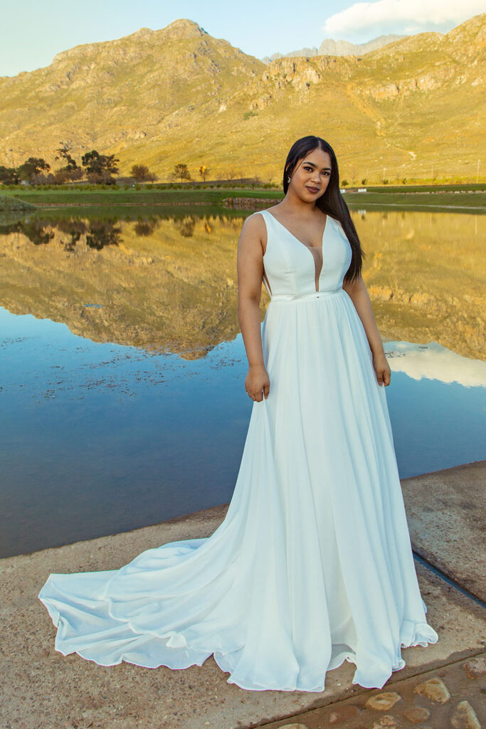 Plus size simple wedding dresses Cape Town